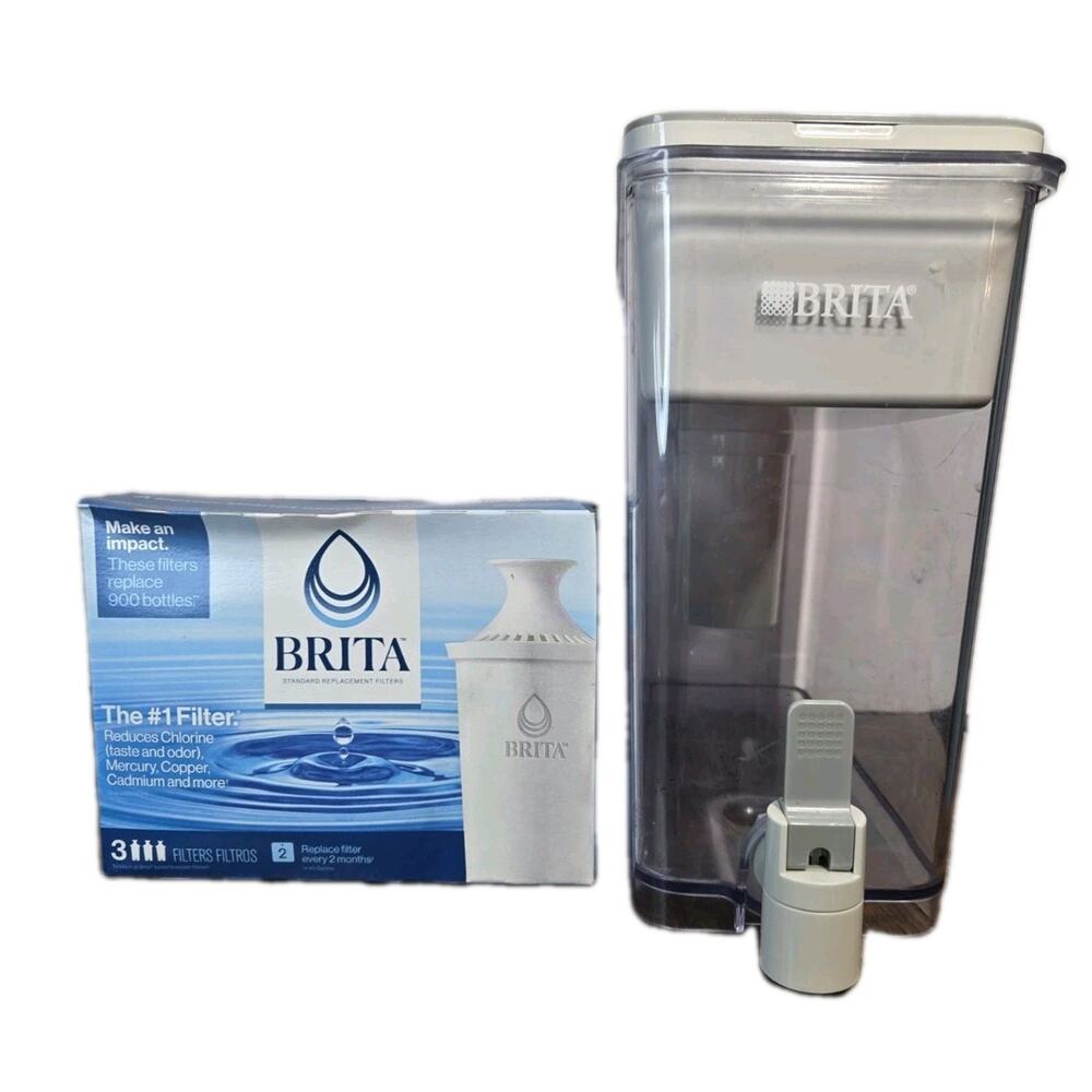 Brita UltraMax Model OB24/OB03 Filtered Water Dispenser with 3 Filters
